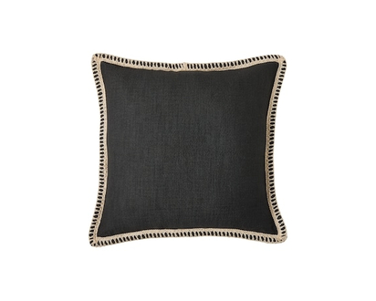 Decorative Patio Cushion - Black - 1.0 EA