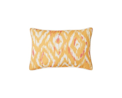 Decorative Oblong Patio Cushion - Watercolour Ikat - 1.0 EA