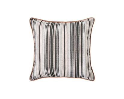 Decorative Patio Cushion - Black Stripe - 1.0 EA