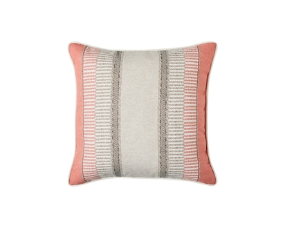 Decorative Patio Cushion - Coral Stripe - 1.0 EA