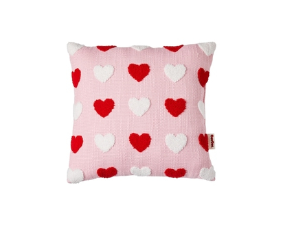 Autres marques contrôlées – GM Coussin tufté avec des cœurs – cœurs sur l’ensemble - 1.0 EA