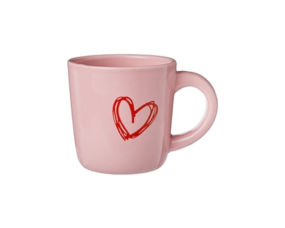 Valentine's Heart Mug - Pink - 1.0 EA