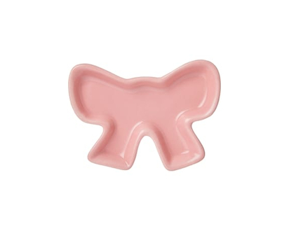 Ceramic Bow Shaped Trinket Dish - 1.0 EA