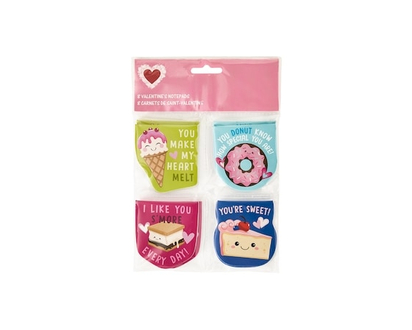 Valentine's Notepads 8 Pack - 1.0 EA