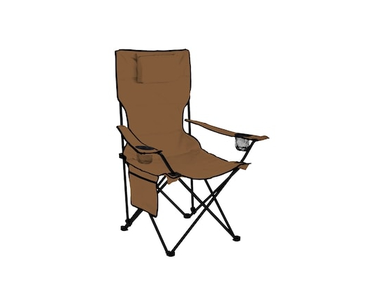 High Back Chair - Mocha - 1.0 EA