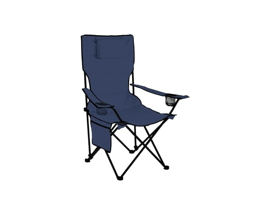 High Back Chair - Navy - 1.0 EA