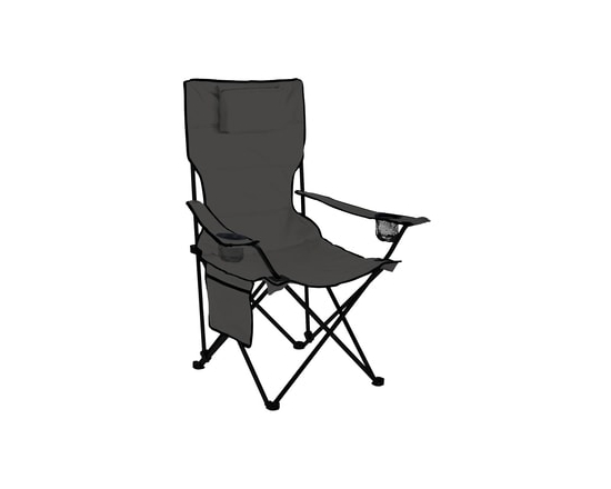 High Back Chair - Charcoal - 1.0 EA