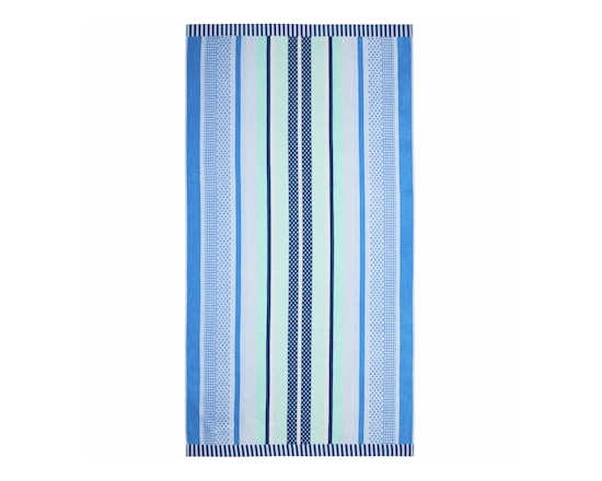 Cotton Beach Towel - Multicoloured Stripe - 1.0 EA