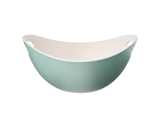 2 Tone Serving Bowl - Teal - 1.0 EA