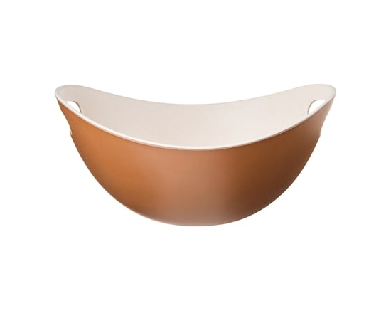 2 Tone Serving Bowl - Mocha - 1.0 EA