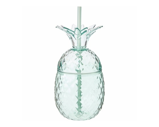 Pineapple To Go Cup - Teal - 1.0 EA