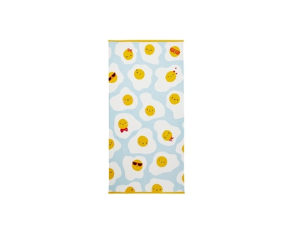 Cotton Beach Towel - Eggs - 1.0 EA