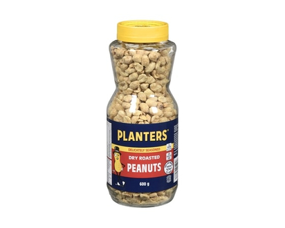 Planters Peanuts, Dry Roasted - 600.0 G