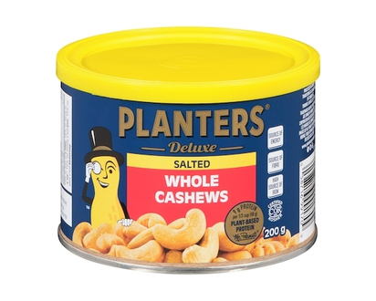 Planters Noix de cajou entières de luxe salées - 200 G