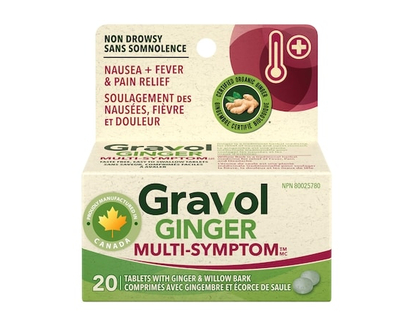 Gravol Ginger Multi-Symptom Cold & Fever - 20.0 EA