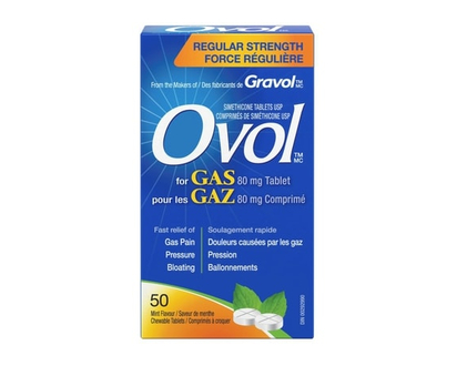 Ovol Regular Strength Chewable Tablets - 50 TAB