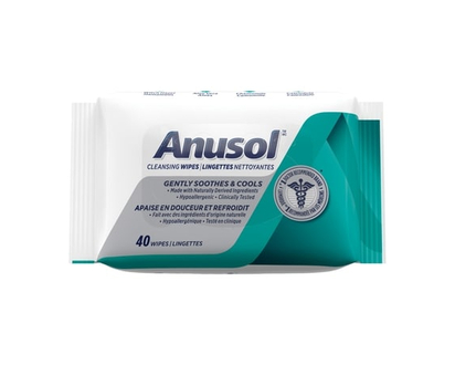 Anusol Cleansing Wipes - 40.0 EA