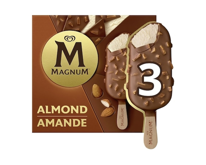 Magnum Almond Ice Cream Bar covered with Belgian chocolate - 100.0 ML