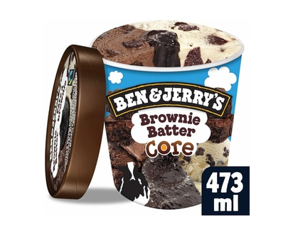 Ben & Jerry's Ice Cream Brownie Batter Core Non-GMO - 473.0 ML