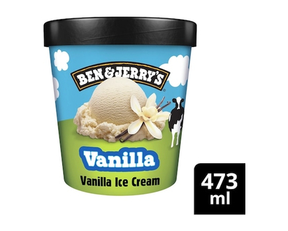 Ben & Jerry's Ice Cream with Fairtrade Ingredients Vanilla - 473.0 ML