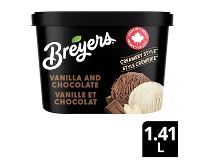 Breyers Vanilla & Chocolate Light Ice Cream - 1410.0 ML