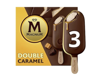 Magnum Double Caramel Ice Cream Bar Belgian Chocolate - 90.0 ML