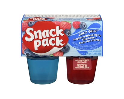 Snackpack Snack Pack, Juicy Gels, Raspberry Mixed Berry - 99.0 G