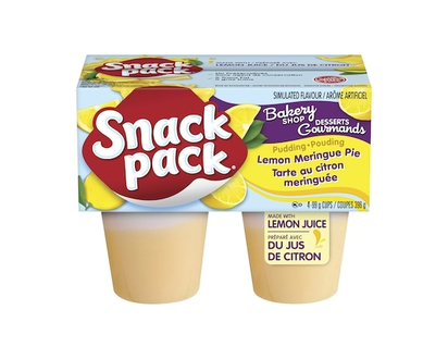 Snackpack Bakery Shop Snack Pack, Dessert Flavours, Lemon Meringue Pie - 99.0 G