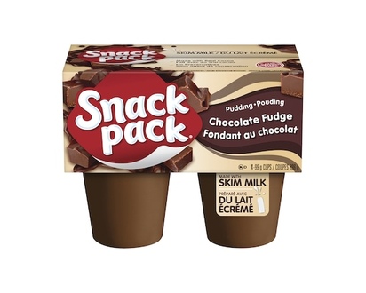 Snackpack Snack Pack, Pudding, Chocolate Fudge - 99.0 G