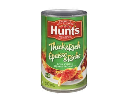 Hunt's Thick & Rich Pasta Sauce, Four Cheese - 680.0 ML