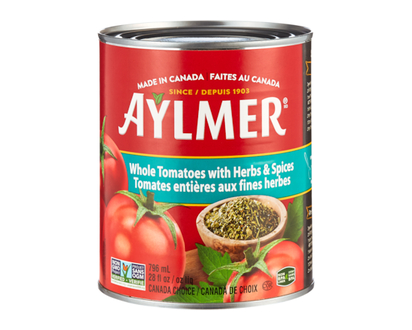 Aylmer Whole Tomatoes With Herbs & Spices - 796.0 ML