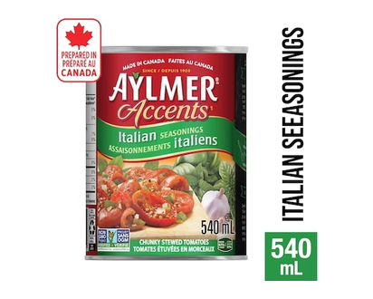 Aylmer Tomatoes Accents Italian - 540.0 ML