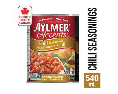 Aylmer Tomatoes Accents ChiliÂ - 540.0 ML
