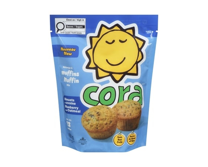 Cora Muffin Mix Blueberry And Oatmeal - 450.0 G