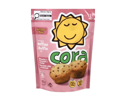 Cora Muffin Mix Chocolate Chip And Oatmeal - 450.0 G