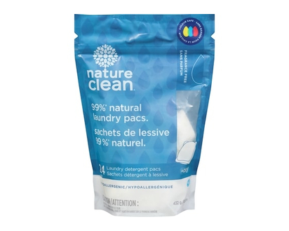 Nature Clean Laundry Detergent Pacs - 432.0 G
