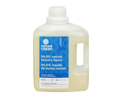 Nature Clean Laundry Liquid, Unscented - 3.0 L