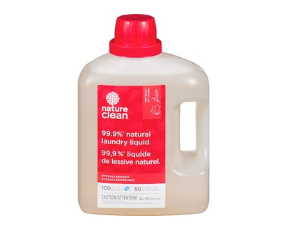 Nature Clean Laundry Liquid, White Lily & Moroccan Myrrh - 3.0 L