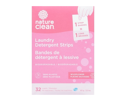 Nature Clean Laundry Detergent Strips wildflower - 32.0 EA