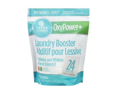 Nature Clean OxyPower+ Laundry Booster, 24 Pods - 432.0 G