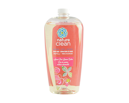Nature Clean Liquid Hand Soap, Sweet Pea Lemon Balm - 1.0 L