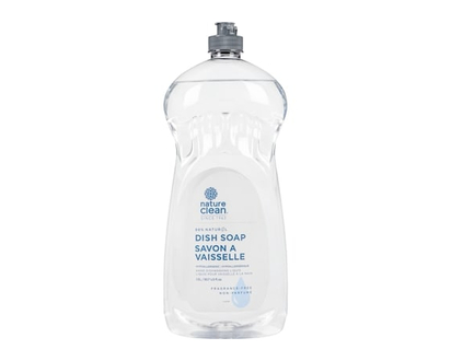 Nature Clean Dish Washing Liquid, Unscented - 1.5 L