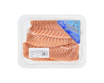 Kol Yam Atlantic Salmon Bellies, Skin-Off - 454.0 G