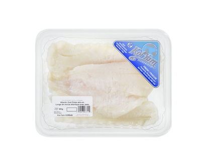 Kol Yam Atlantic Cod Fillets Skin-On - 454.0 G