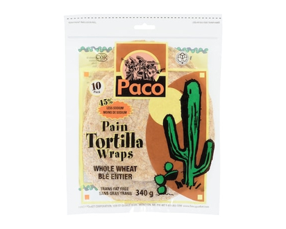 Fancy Pokket Tortilla Wraps Whole Wheat - 340.0 G
