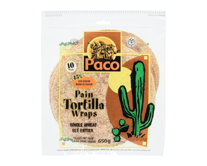 Fancy Pokket Whole Wheat Tortilla Wraps - 650.0 G