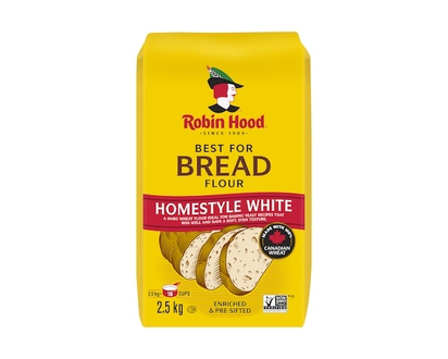 Robin Hood Best For Bread Homestyle White Flour - 2.5 KG