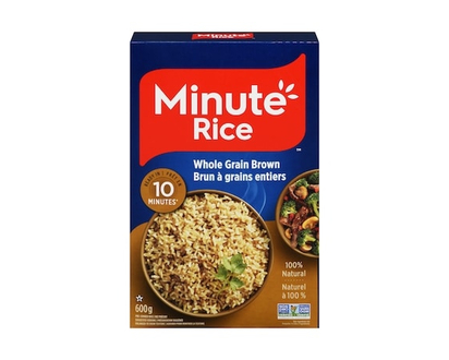 Minute Rice Whole Grain Brown Rice - 600 G