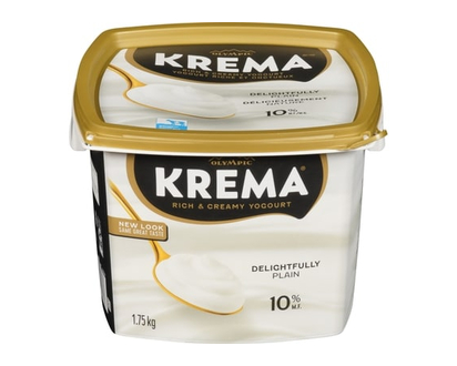 Olympic Krema Plain Yogurt 10% 1.75Kg - 1.75 KG