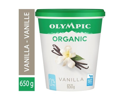 Olympic Organic Vanilla Yogurt 0% - 650.0 G